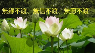 無緣不渡
