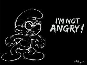 I am not angry